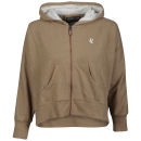 Soul Cal Women's Batwing Hooded Zip - Golden Tan