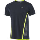 adidas Men's Supernova Short Sleeve T-Shirt - Night Shade/Electricity