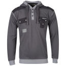 Soul Star Men's Freddie Knitted Jumper - Charcoal
