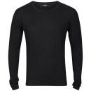 Antony Morato Men's Fine Long Sleeved Knit - Black
