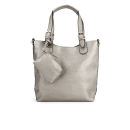 Kris-Ana Metallic Reversible Shopper - Silver