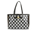 Ted Baker Wevicon Woven Large Icon Bag - Black and white