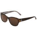 CK by Calvin Klein Women's Metal CK Logo Arm Sunglasses