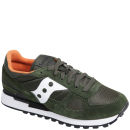 Saucony Men's Shadow Original Trainers - Dark Green/White