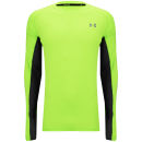 Under Armour Men's Heatgear Flyweight Long Sleeve Running T-Shirt - Hyper Green/Reflective