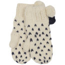French Connection Women's Raindrops Pom Pom Mittens