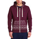 Masif Men's Blanca Hoody - Burgundy Marl