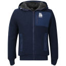 Crosshatch Men Gleethorpe Fur Lined Hooded Knit - French Navy