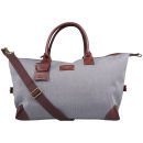 Ted Baker Rippley Leather Mix Holdall - Charcoal
