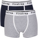 Firetrap Men's 2-Pack Striped Boxers - Black/Blue