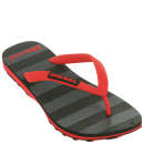 Diesel Men's Water Game Flip Flop - Grey Stripe