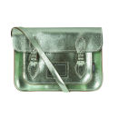Zatchels 13 Inch Candy Leather Satchel - Turquoise