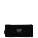 French Connection Velvet Stud Clutch