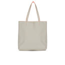 Paul's Boutique Amelie Colour Block Shopper Tote Bag - Taupe/Neon Orange