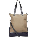 Kate Sheridan Waxed Cotton Brolly Bag - Sand/Navy