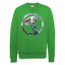 Marvel Avengers Assemble Thor Montage Symbol Men's Sweatshirt - Irish Green