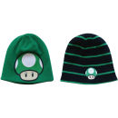 Nintendo Super Mario Bros. 1Up Mushroom Reversible Beanie