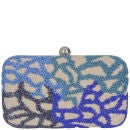 French Connection Webby Web Clutch - Natural Mix
