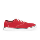 Tokyo Tigers Men's Mango Lace Up Plimsole Shoes - Blood Red