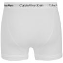 Calvin Klein Men's Cotton Stretch 3-Pack Trunks - White - S