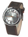 Bench Men's Round Case Brown Strap Watch