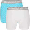Boxfresh Men's Two Pack Boxers - Blue/White