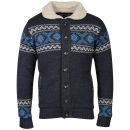 Tokyo Laundry Men's Fireball Knitted Jacket - Dark Denim Marl