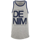 Jack & Jones Men's Tonal Tank Top - Light Grey Melange