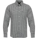 Atticus Men's Stafford Long Sleeved Gingham Shirt - Black