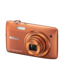 Nikon Coolpix S3500 Compact Digital Camera - Orange (20.1 MP Nikon Coolpix S3500 Compact Digital Camera - Orange (20.1 MP