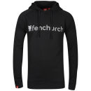 Fenchurch Men's Sweatshirt Word Hoody - Black/White/Paloma Grey