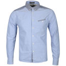 Jack & Jones Men's Long Sleeve Tim Shirt - Blue