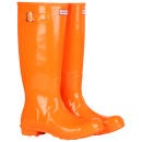 Hunter Women's Festival Fluoro Tall Wellies - Neon Orange