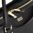 BOSS Hugo Boss Maika-P Perforated Leather Wing Tote Bag - Black