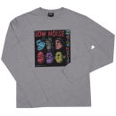 55DSL Men's Low Noise High Quality Graphic T-Shirt - Grey Marl