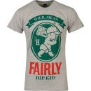 Beck & Hersey Men's Fairly Hip Kid T-Shirt - Light Grey Marl