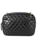 Chanel Quilted Leather Shoulder Bag - Black