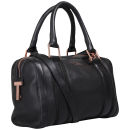 Ted Baker Kamilio Leather T Keeper Mini Bowler Bag - Black