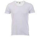 Scotch and Soda Men's Low Neck T-Shirt - White