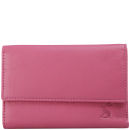 Joules Finchley Leather Purse - Dark Pink