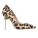 Kurt Geiger Women's Britton Leopard Print Stiletto Heeled Shoes - Nude