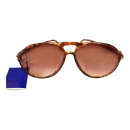 Rare Vintage Yves Saint Laurent Plastic Aviator Sunglasses