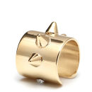 Maria Francesca Pepe Spiked/Swarovski Crystal Ear Cuff - Gold