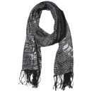 Diesel Men's Skra Scarf - Black/White