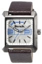 Bench Men's White Dial Brown Strap Watch