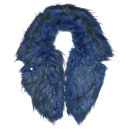 Urbancode Faux Fur Lapel Collar - Royal Blue