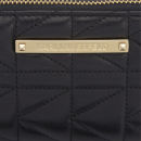 Karl Lagerfeld K/Kuilted Phone Purse - Black/Gold