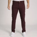 Brave Soul Men's Chase Slim Fit Jeans - Burgundy