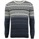 Jack & Jones Men's Aztec Karl Pattern Knit - Cloud Cream