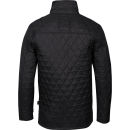 Le Breve Men s Mario Quilted Jacket Grey Mens Clothing Zavvi US
